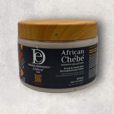 Design Essentials African Chebe Braid & Twist-Out Strengthening Cream 12oz