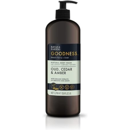 Baylis & Harding Goodness Oud Cedar & Amber Body Wash 1L