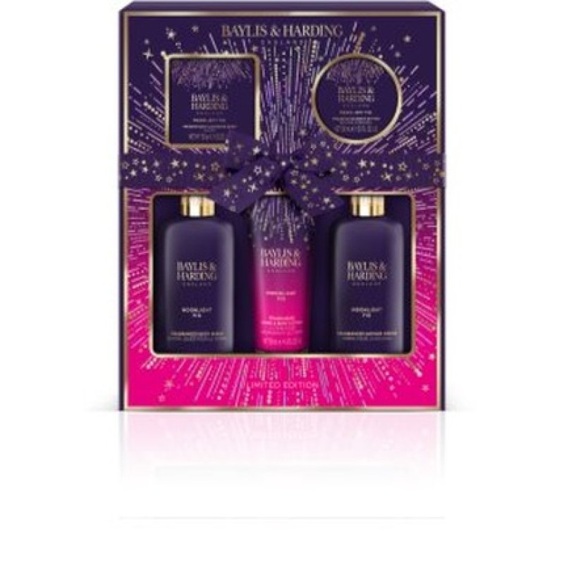Baylis Harding Midnight Fig Pomegranate Luxury Gift Set For Hand Care - 300 Ml