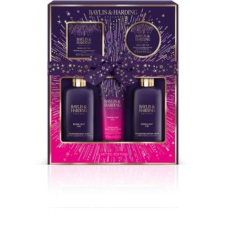 Baylis Harding Midnight Fig Pomegranate Luxury Gift Set For Hand Care - 300 Ml