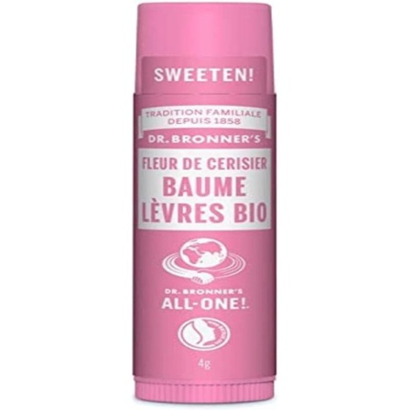 Dr. Bronner's Cherry Blossom Lip Stick 4g