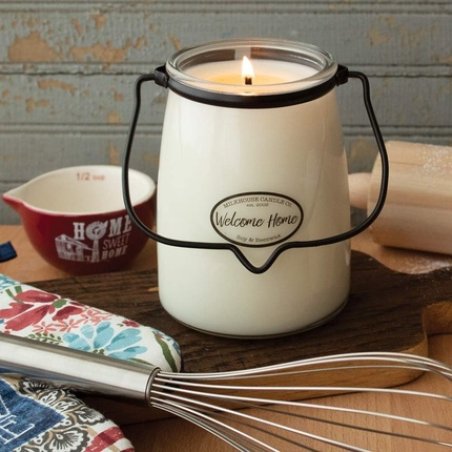 Milkhouse Candle Company Creamery Scented Soy Butter Jar Candle Welcome Home 22oz