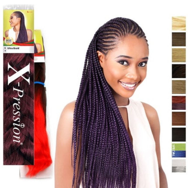 X-Pression Ultra Braid Hair Extension - Original Braids, Rastas, Cornrow, Bulk