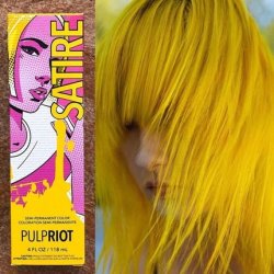 Pulp Riot Satire Yellow Semi-Permanent Neopop Colour