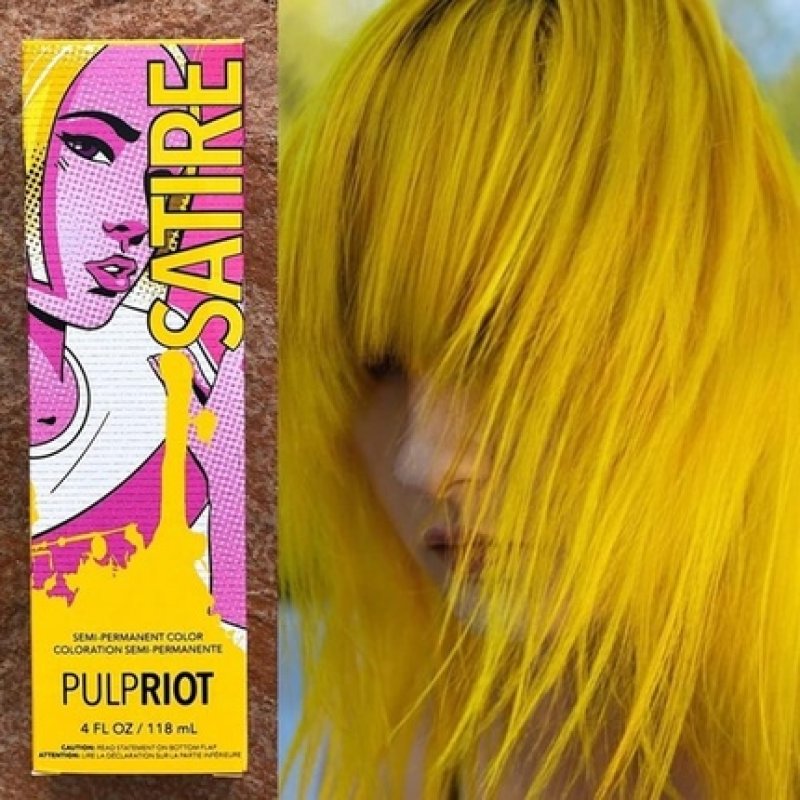 Pulp Riot Satire Yellow Semi-Permanent Neopop Colour
