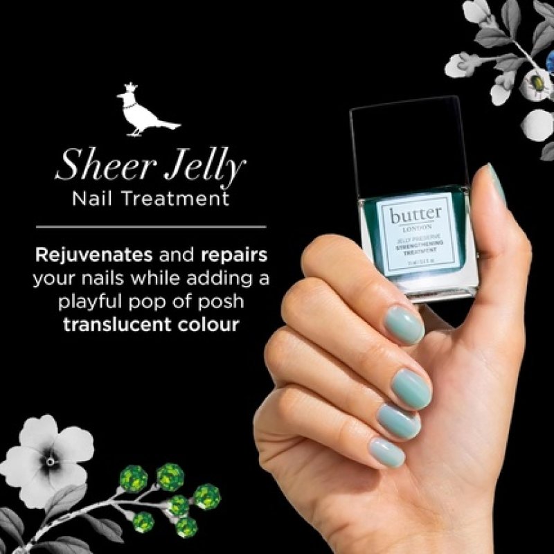 Butter London Nail Strengthener for Damaged Nails Jelly Preserve - Translucent
