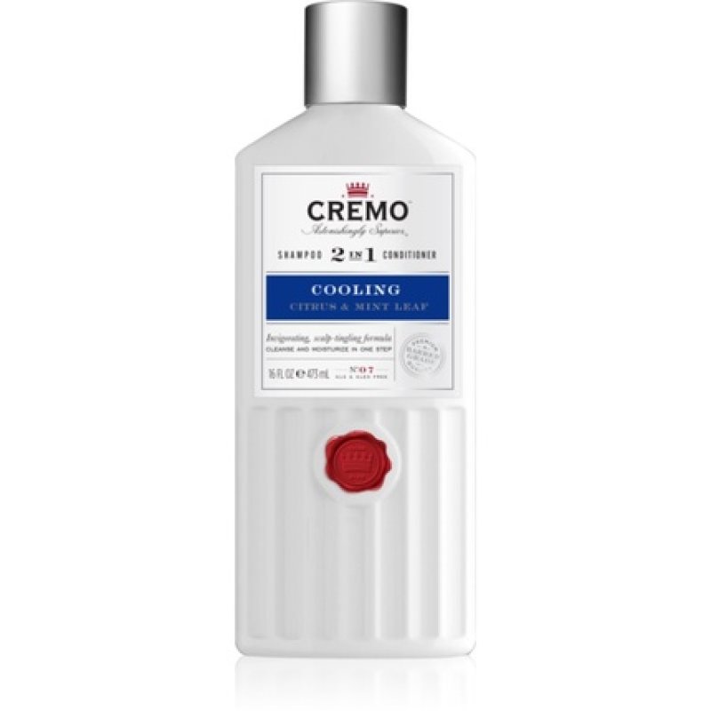Cremo Citrus & Mint Leaf 2in1 Cooling Shampoo for Men - 473 ml
