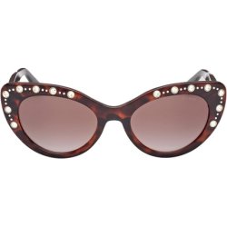 Guess Women GU0016352F54 Sunglasses Dark Havana 54mm