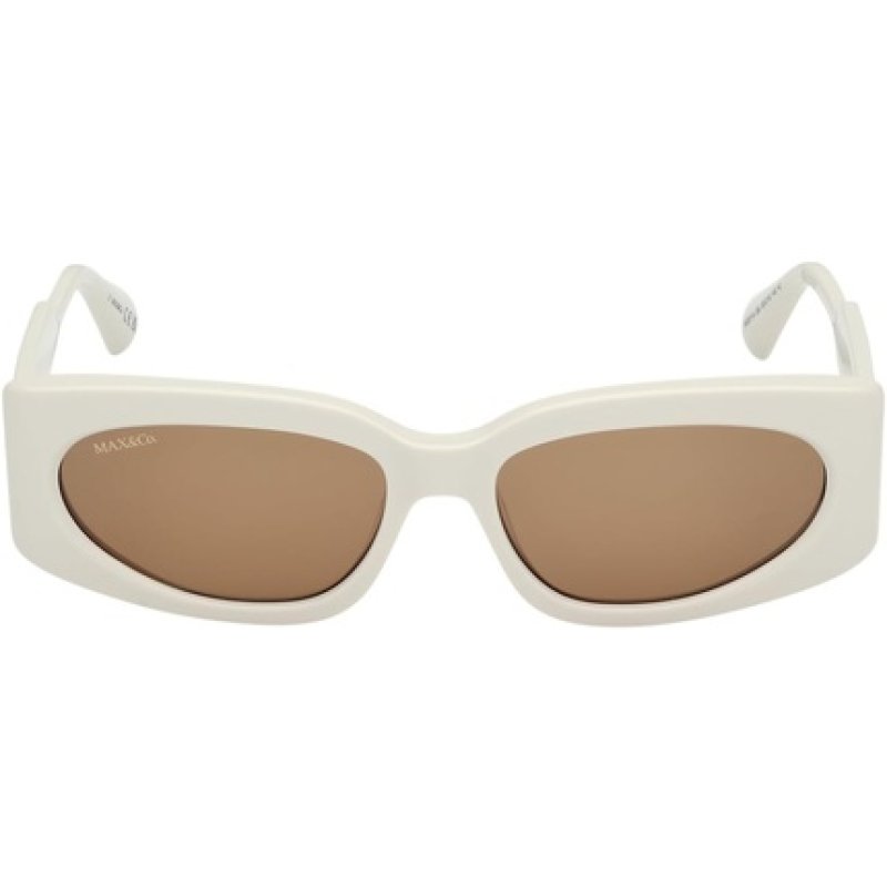 Max & Co Mo0114 25j Shiny Ivory Women's Sunglasses 55/16/140