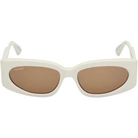 Max & Co Mo0114 25j Shiny Ivory Women's Sunglasses 55/16/140