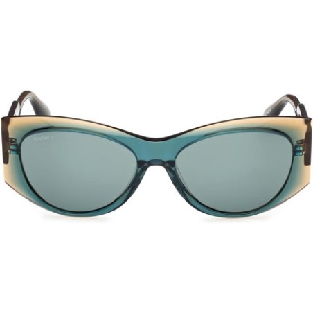 Max & Co Mo0116 98n Dark Green Monocolor Women's Sunglasses 56/16/140