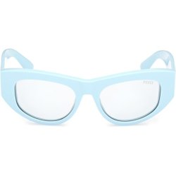 Pucci EP0228 84V Shiny Light Blue Women's Sunglasses 52/18/140