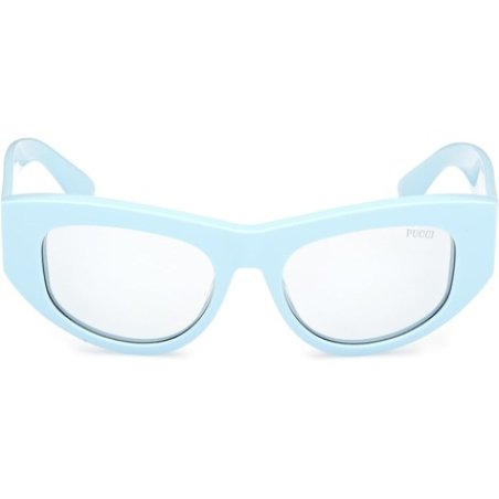 Pucci EP0228 84V Shiny Light Blue Women's Sunglasses 52/18/140