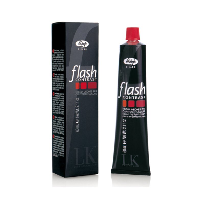 Lisap LK Flash Contrast couleur de cheveux Rouge 60 ml