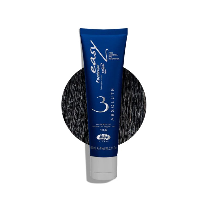 Lisap Easy Absolute 3 couleur de cheveux Marron 60 ml
