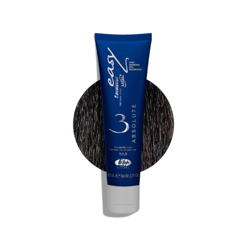 Lisap Easy Absolute 3 hair colour Brown 60 ml