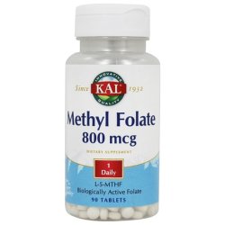 Kal Methyl Folate 800Mcg 90 Comp