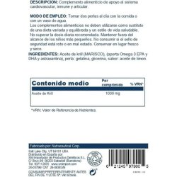 Kal 500mg Omega 3 Krill 60 Count