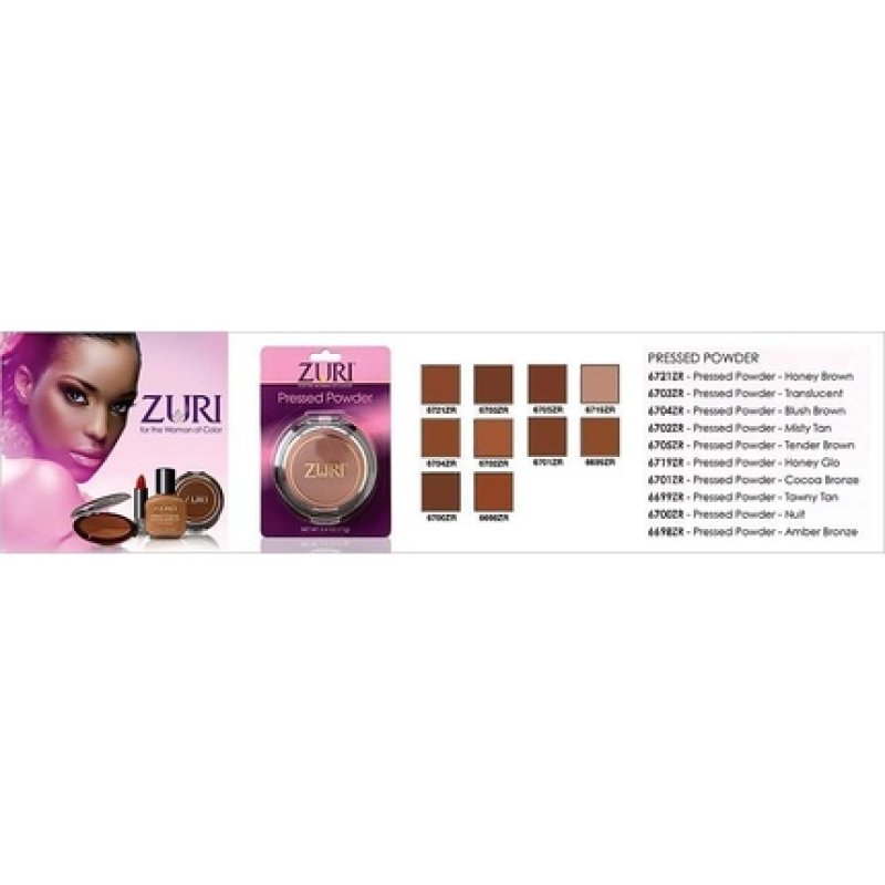 Zuri Naturally Sheer Wet to Dry Pressed Powder - Sahara Sunset