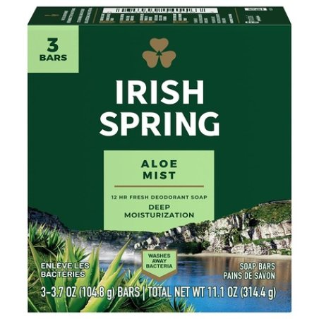 Colgate Pa Irish Spring Deodorant Soap Bar with Aloe 310g