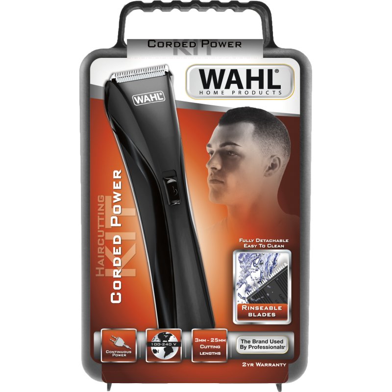 WAHL Hybrid Clipper Haircutting Kit for Men with Accessories and 8 Attachment Combs