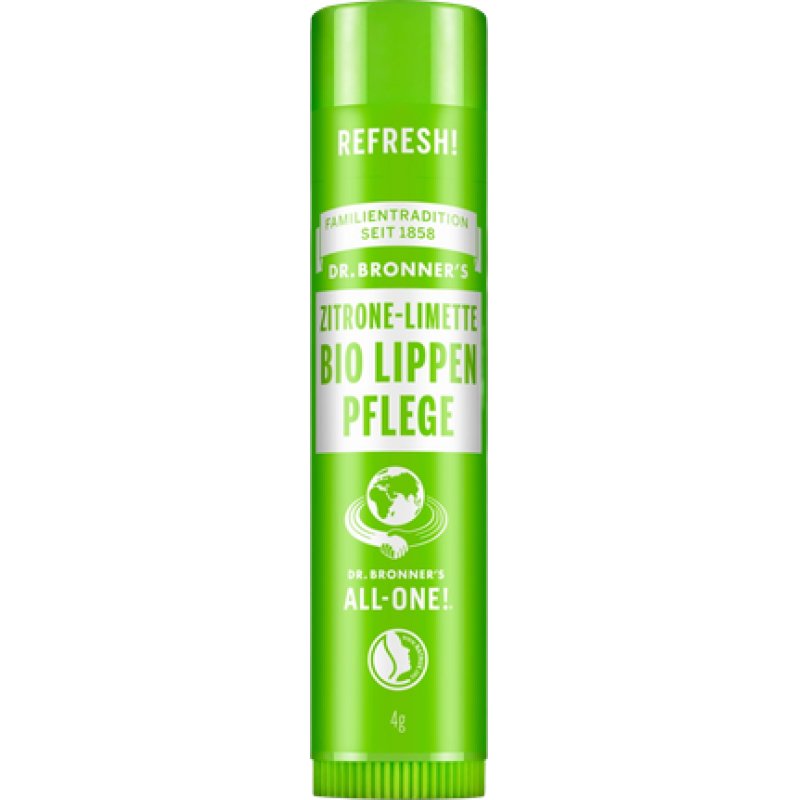 Dr Bronner's Organic Lip Balm Lemon-Lime 4 G