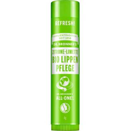 Dr Bronner's Organic Lip Balm Lemon-Lime 4 G
