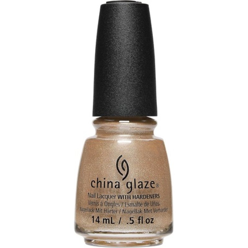 China Glaze Nail Lacquer with Hardeners 14ml Girl On The Glo