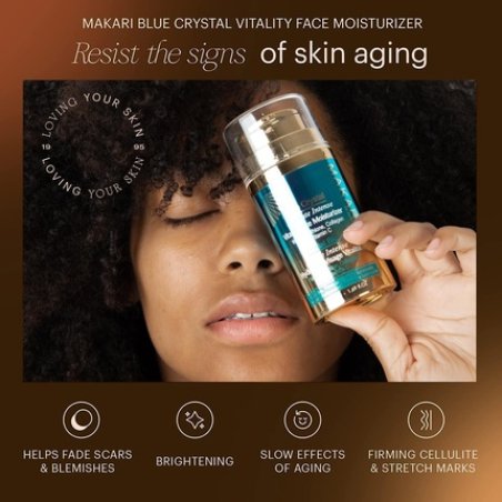 Makari Blue Crystal Vitality Face Moisturizer 1.7 Fl Oz - Lightening