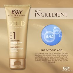 Brightening Cream with AHA and Gold