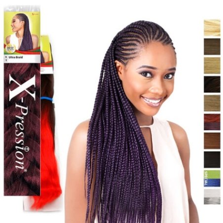 X-Pression Ultra Braid Hair Extension - Original Braids Rastas Cornrow Bulk