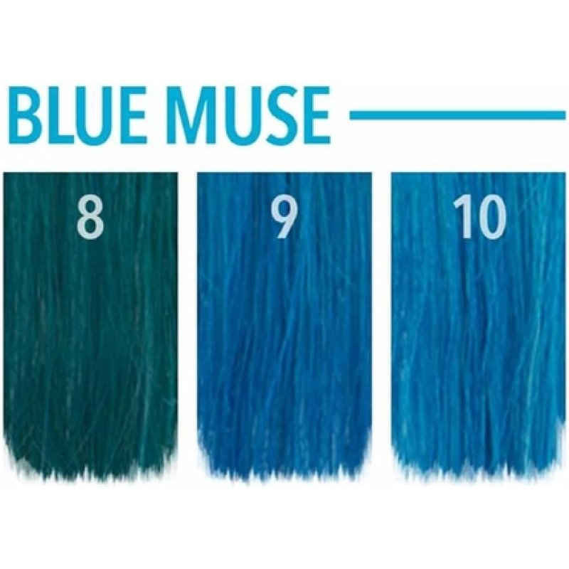 Pulp Riot Semi-Permanent Cruelty-Free Vegan Neon Electric Hair Dye Blue Muse 118ml