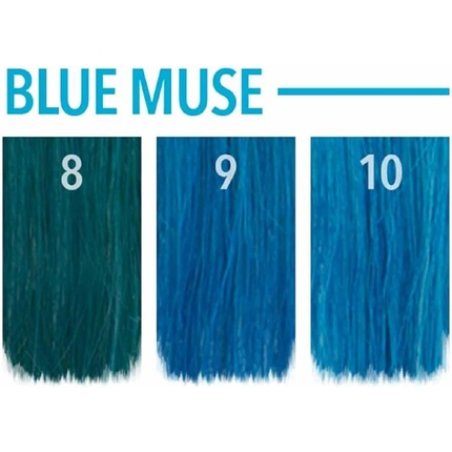 Pulp Riot Semi-Permanent Cruelty-Free Vegan Neon Electric Hair Dye Blue Muse 118ml