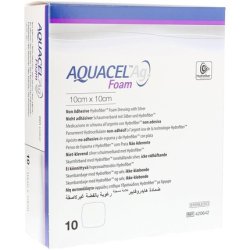 AQUACEL Ag Non-Adhesive Square Foam 10x10cm