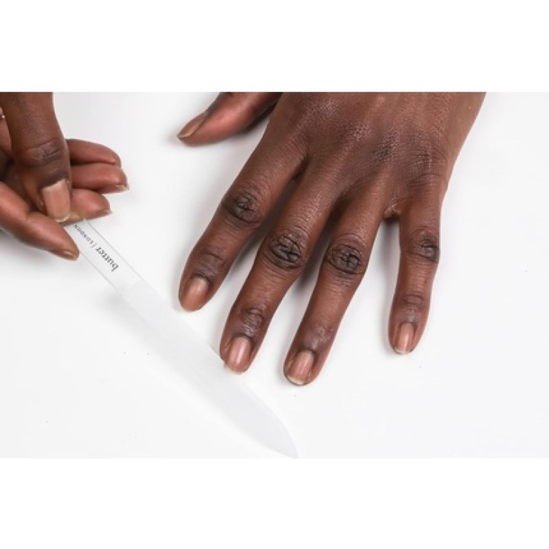 Butter London Signature Glass Nail File with Laser-Etched Grind Surface