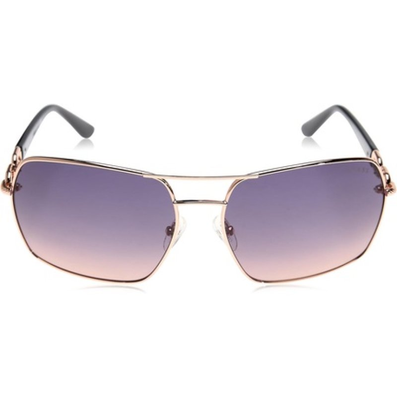 Guess Women GU0015928B63 Sunglasses Shiny Rose Gold 63mm