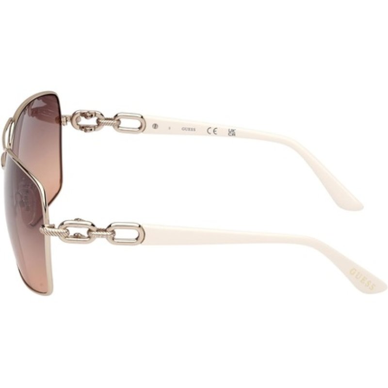 Guess Women's GU0015932B63 Sunglasses Shiny Pale Gold