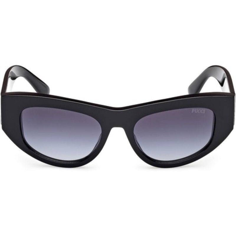 Pucci EP0228 Shiny Black Women's Sunglasses 52/18/140