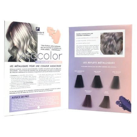 Fauvert Vitacolor Metallic Color Chart