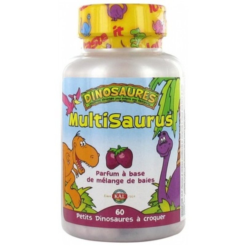 Kal Multisaurus Dinosaurs 60 Tablets