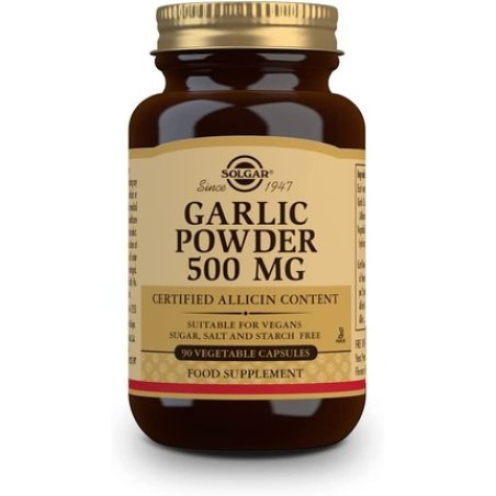 Solgar Garlic Powder Vegetable Capsules, 500 Mg, 90 Count