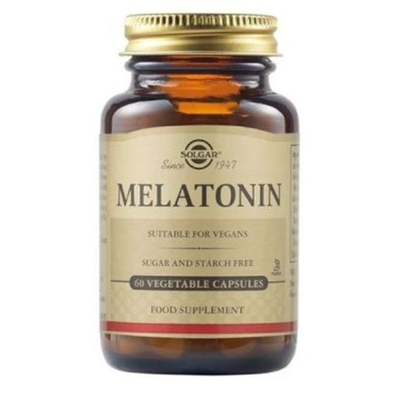 Solgar Melatonin Sleep Supplement 60 Vegetarian Capsules