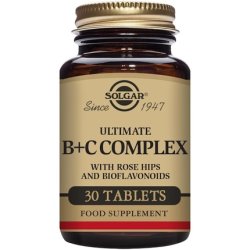 Solgar Ultimate B Plus C Complex Tablets 30 Count
