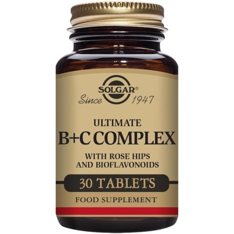 Solgar Ultimate B Plus C Complex Tablets 30 Count