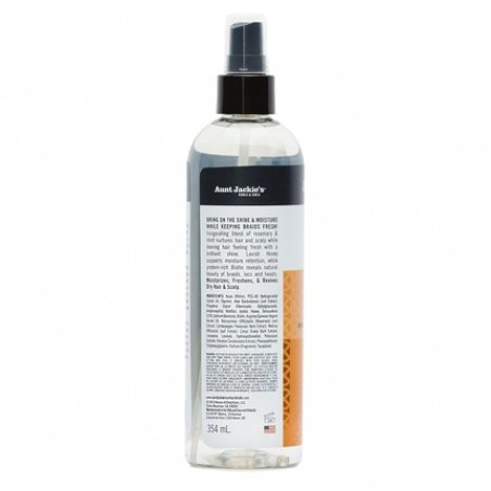 Aunt Jackie's Curls & Coils Braid Twist Collection Oh So Strong Shine Boosting Moisturizer 12 fl oz