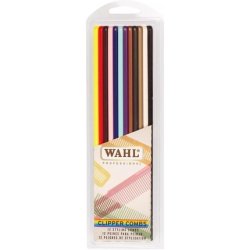 Wahl Professional Multicolor Comb Set for Precision Haircuts - Durable Color-Coded