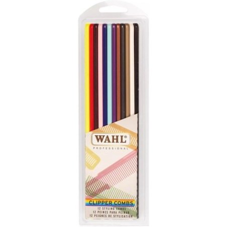 Wahl Professional Multicolor Comb Set for Precision Haircuts - Durable Color-Coded