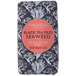Crabtree & Evelyn Triple Milled Soap Black Sea Mud and Seaweed 4.9 oz
