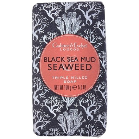 Crabtree & Evelyn Triple Milled Soap Black Sea Mud and Seaweed 4.9 oz