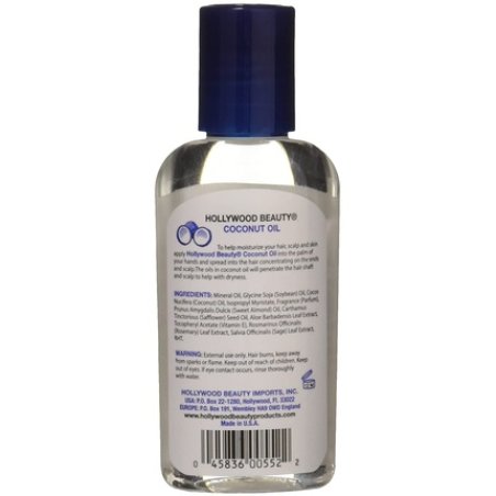 Hollywood Beauty Coconut Oil 2 Ounce